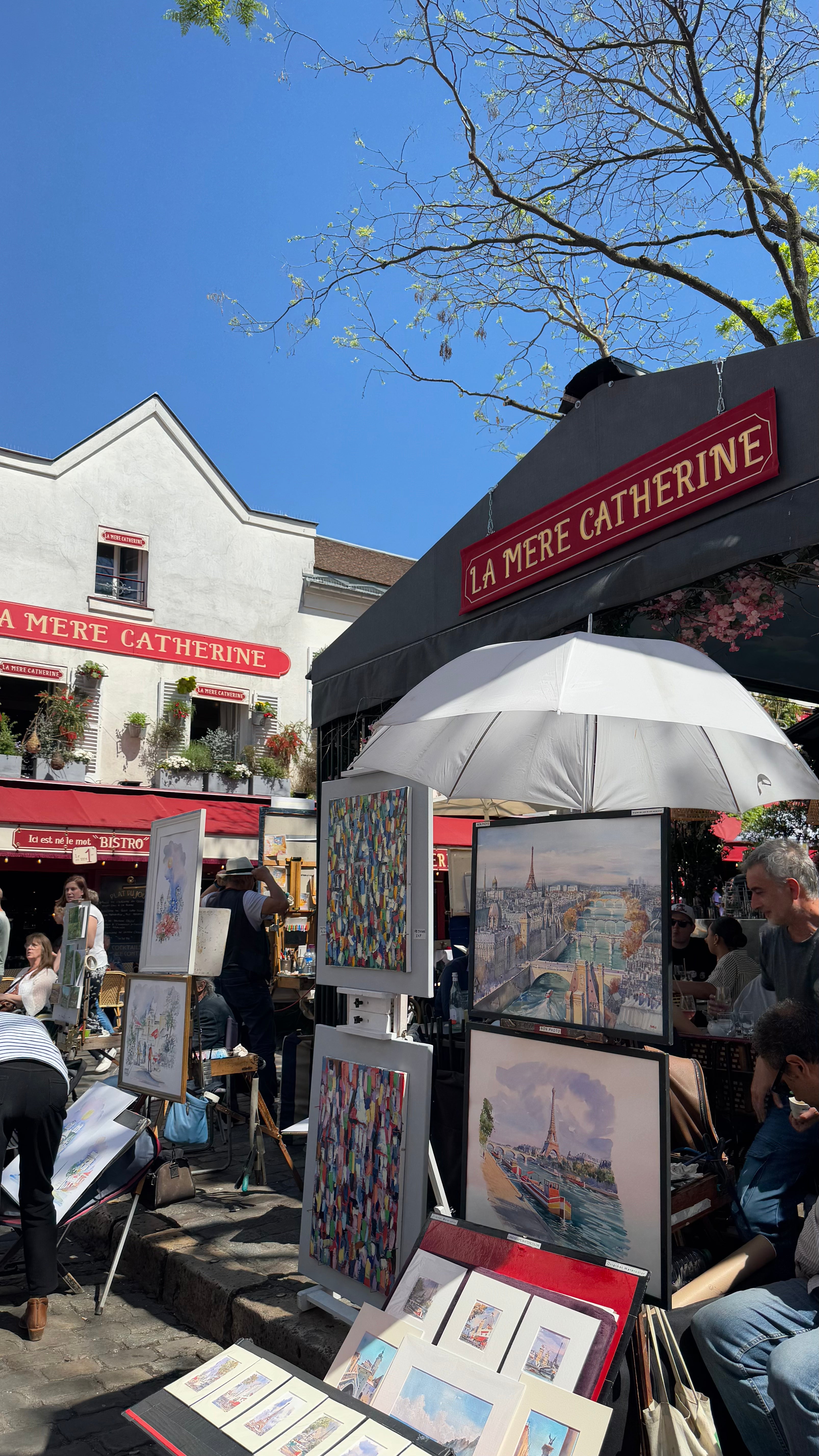 Paris Reisekarte (Deutsch)