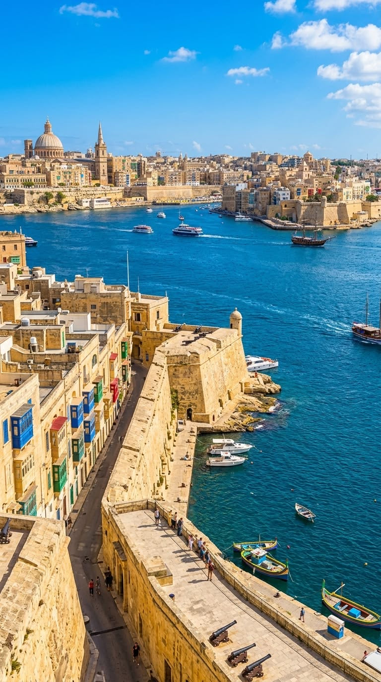 Malta Reisekarte (Deutsch)