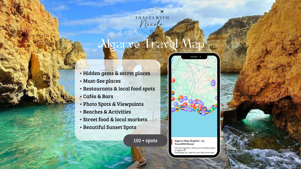Algarve Travel Map (English)