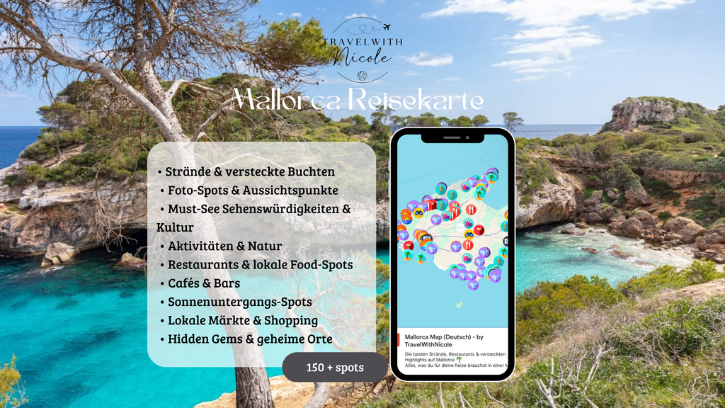 Mallorca Reisekarte (Deutsch)