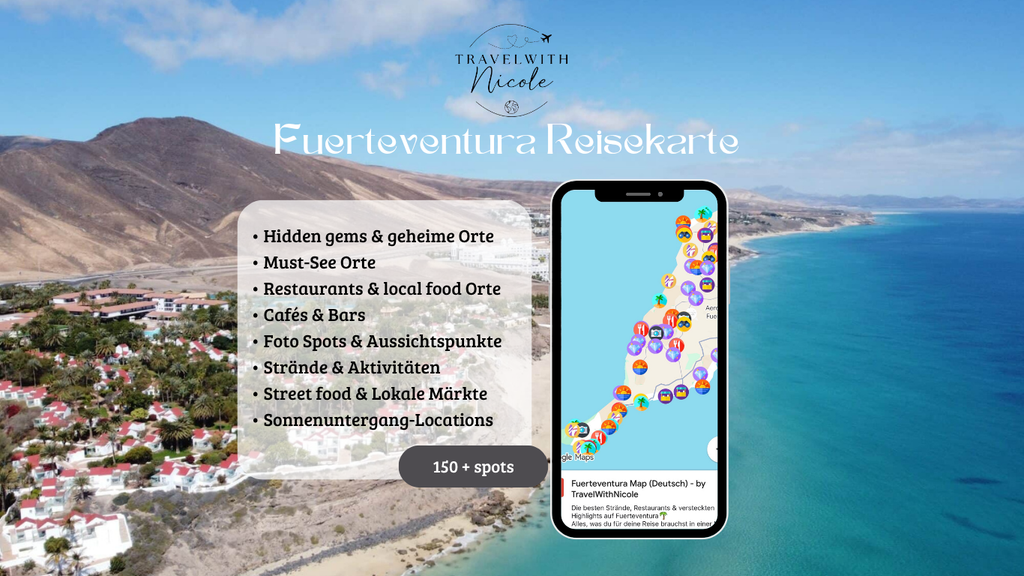 Fuerteventura Reisekarte (Deutsch)