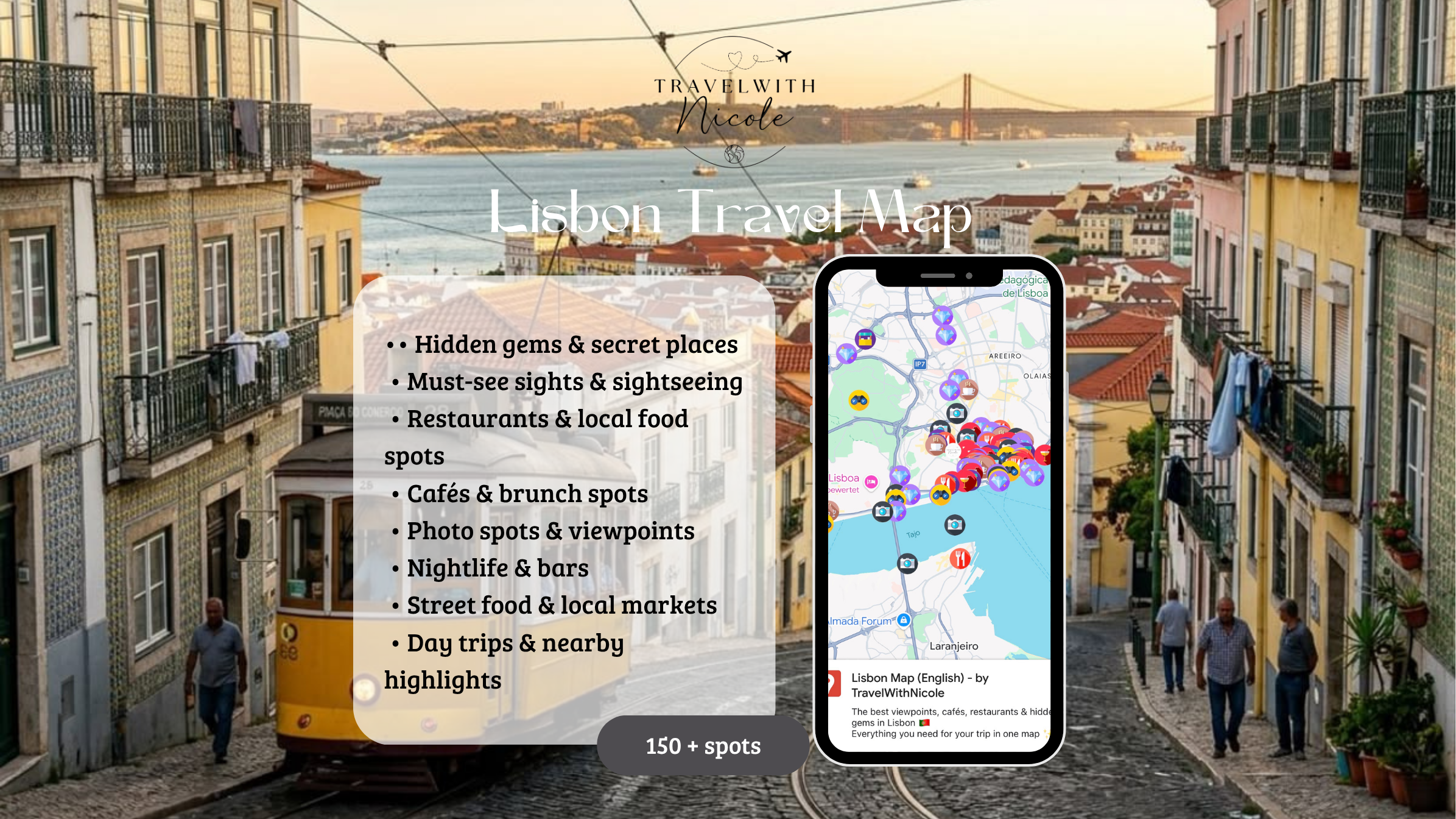 Lisbon Travel Map (English)