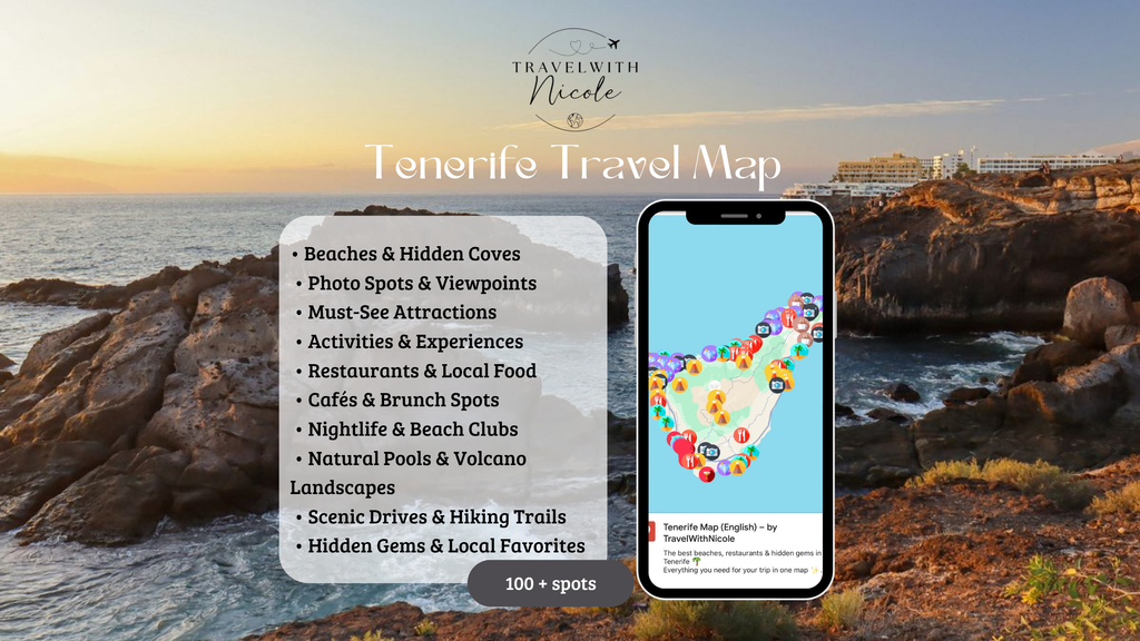 Tenerife Travel Map (English)